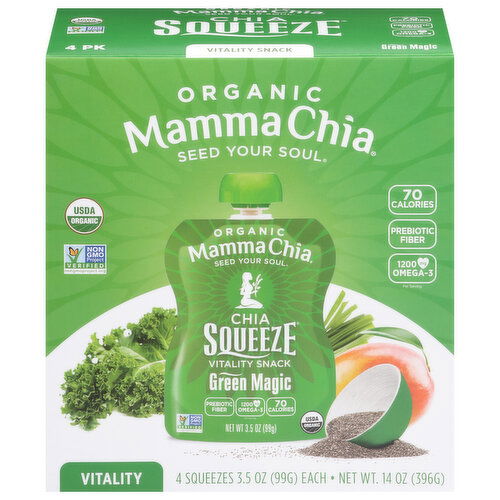 Mamma Chia Organic Green Magic Vitality Snack