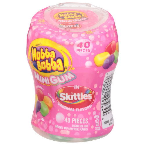 Hubba Bubba Gum, Sugar Free, Mini