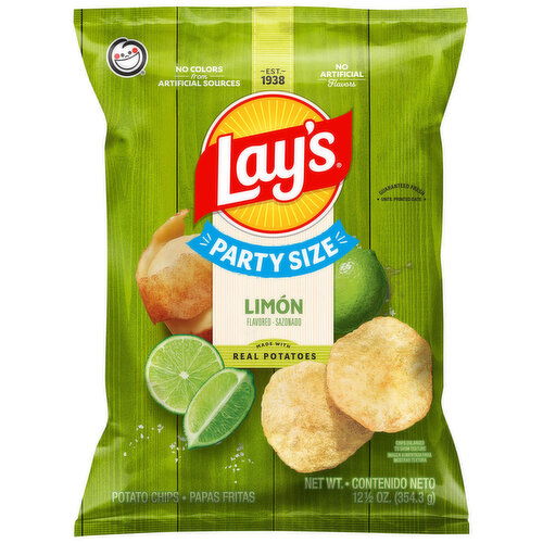 Lay's Limon Flavored Potato Chips Party Size