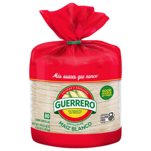 Guerrero White Corn Tortillas