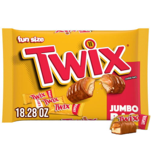 Twix Caramel Fun Size Chocolate Cookie Candy Bars