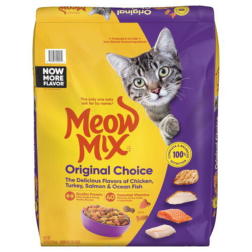 Meow Mix Cat Food, Complete, Original Choice