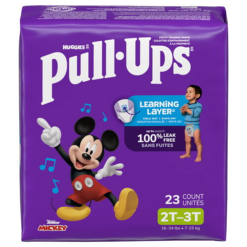 Pull-Ups Disney Junior Mickey Potty Training Pants 16-34 lbs (7-15 kg) Image 1 of 5