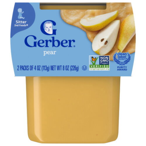 Gerber Sitter 2nd Foods Stage 2 Pear