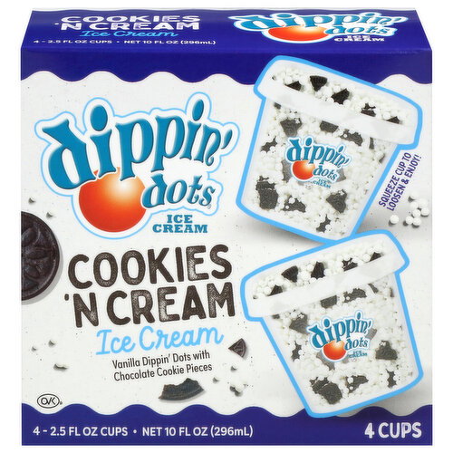 Dippin' Dots Cookies 'N Cream Ice Cream