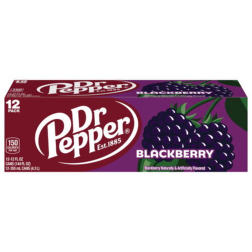 Dr Pepper Blackberry Soda