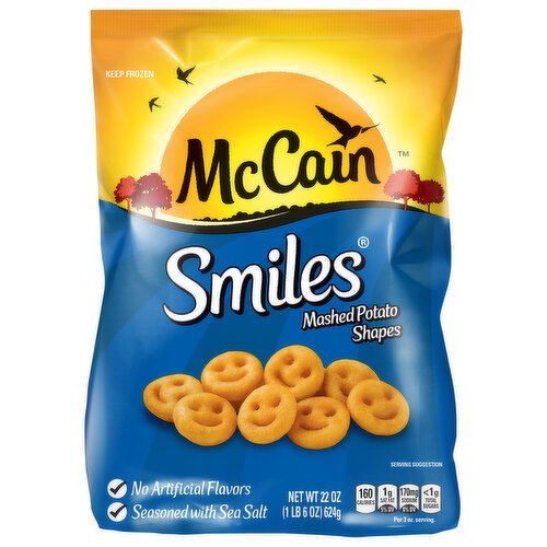 McCain Mashed Potato Shapes, Smiles