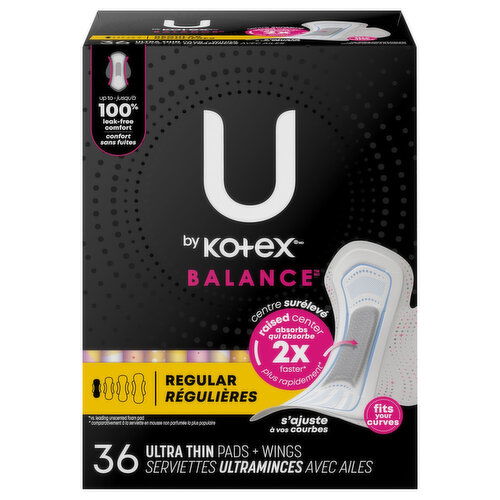 U by Kotex Ultra Thin Regular Pads