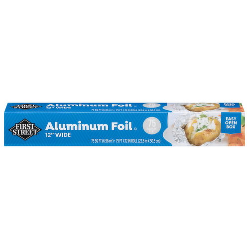 First Street 12 Inch Wide Aluminum Foil Image 1 of 4