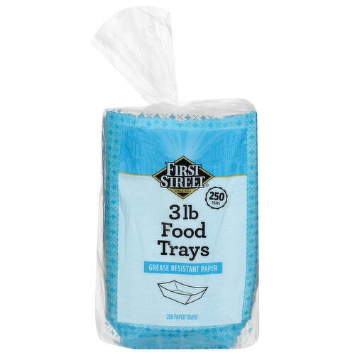 First Street 3 Lb Food Trays