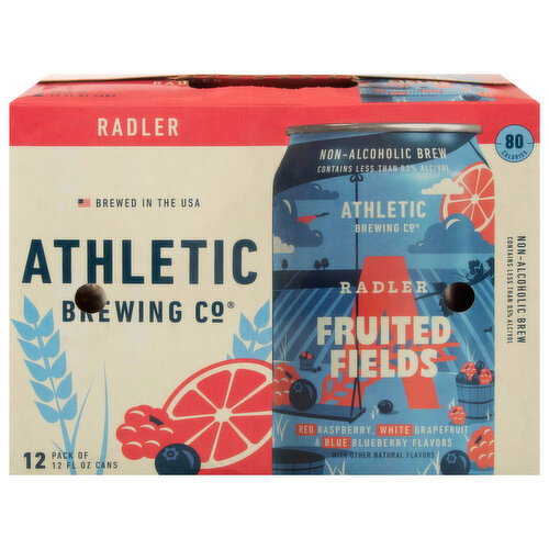 Athletic Brewing Co Non-Alcoholic Radler Fruited Fields Brew Image 1 of 6