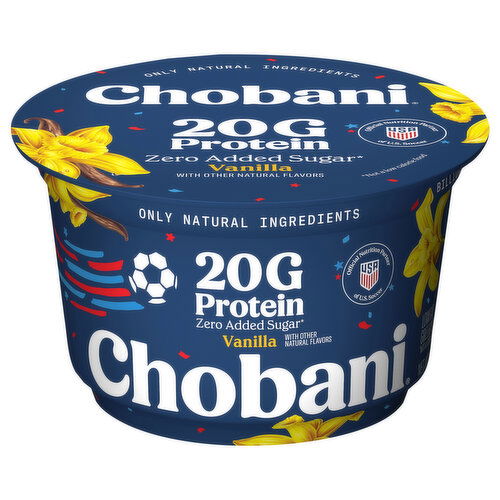 Chobani Zero Added Sugar Lowfat Greek Vanilla Yogurt