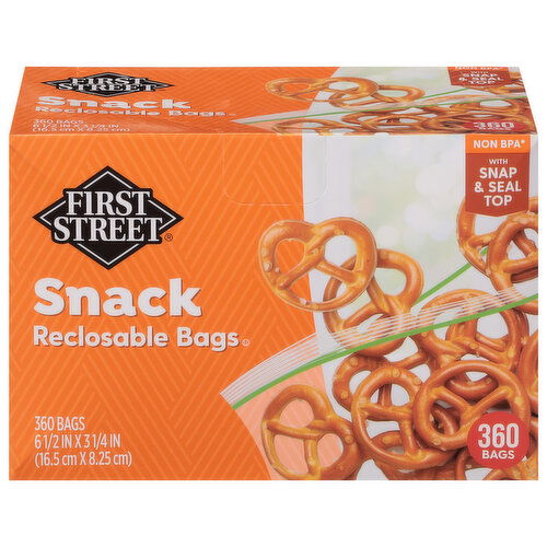 First Street Snack Reclosable Bags