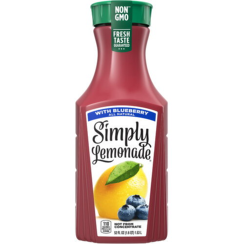 Simply Lemonade with Blueberry Bottle