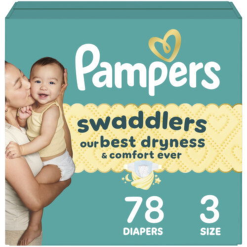Pampers Diapers - Size 3 (16-28 lbs)