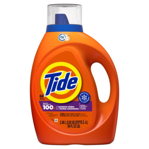 Tide Tide Liquid Detergent, Spring Meadow 64 lds, 84 fl oz