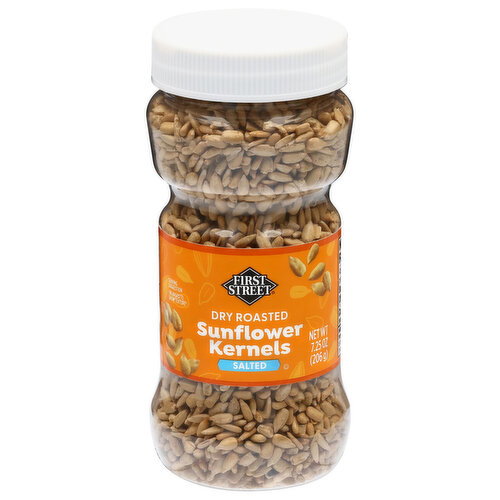 First Street Dry Roasted Salted Sunflower Kernels