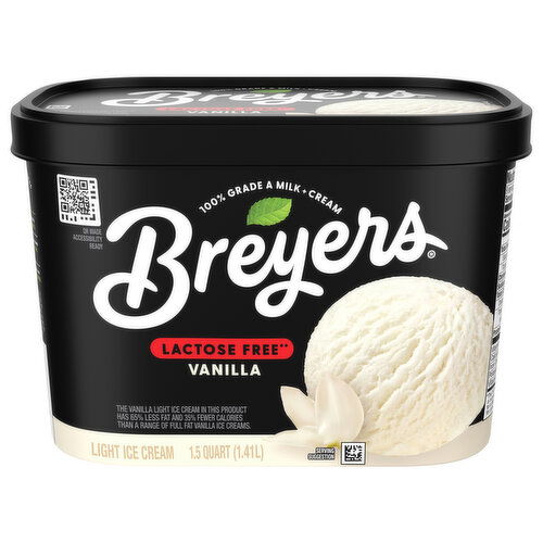 Breyers Lactose Free Light Vanilla Ice Cream