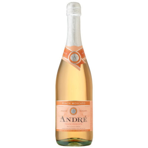 Andre Sparkling Peach Moscato California Flavored Wine Image 1 of 6