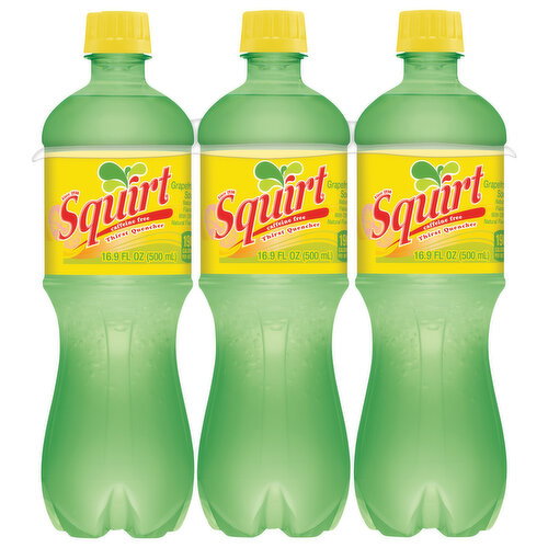 Squirt Caffeine Free Grapefruit Soda Thirst Quencher