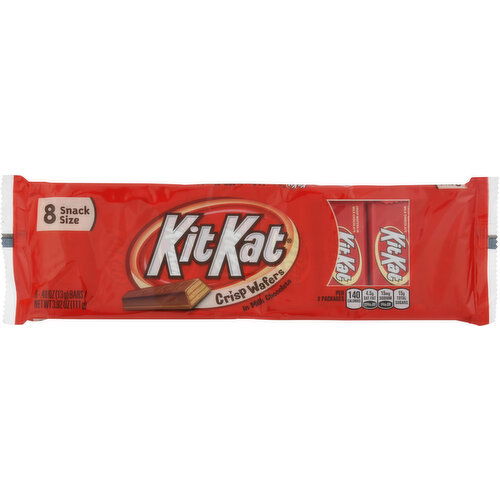 Kit Kat Crisp Wafers in Milk Chocolate Snack Size
