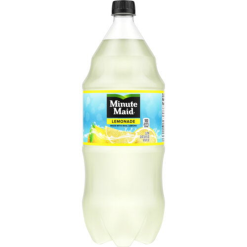 Minute Maid Lemonade Made W/ Real Lemons, 2 Liter