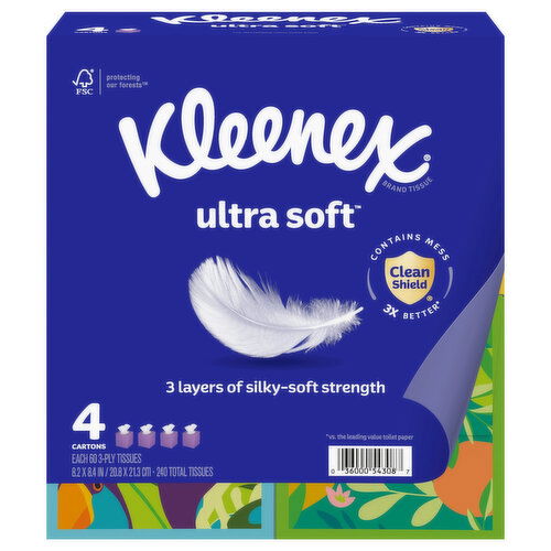 Kleenex 3-Ply Tissues