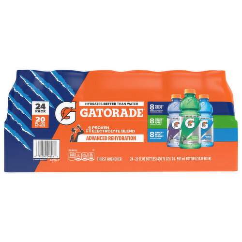 Gatorade Advanced Rehydration Fierce Grape/Fierce Green Apple/Fierce Blue Cherry Thirst Quencher