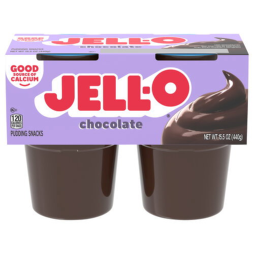 Jell-O Chocolate Pudding Snacks