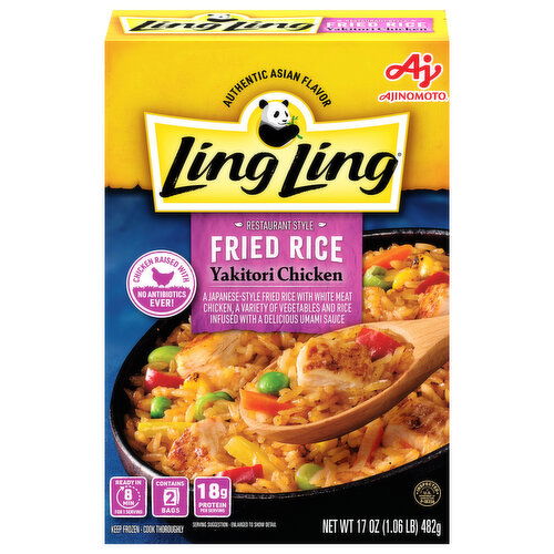 Ling Ling Fried Rice, Restaurant Style, Yakitori Chicken