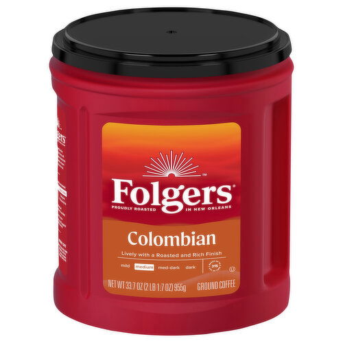 Folgers Ground Medium Colombian Coffee