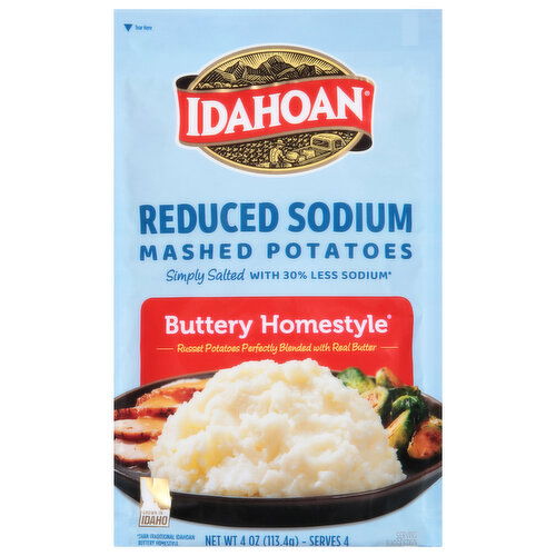 Idahoan Buttery Homestyle® Reduced Sodium Mashed Potatoes