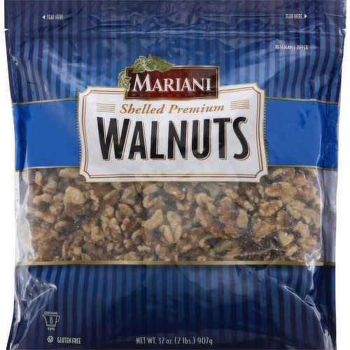 Mariani Walnuts, Premium, Shelled