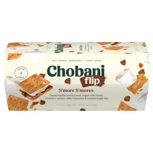 Chobani Value 4 Pack S'more S'mores Greek Yogurt Image 1 of 6
