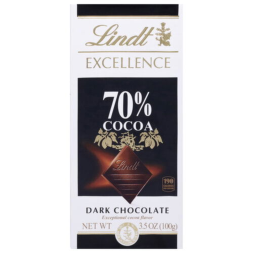 Lindt 70% Cocoa Dark Chocolate