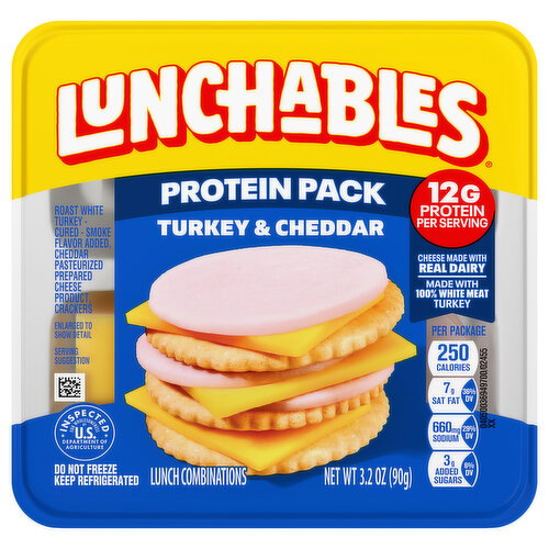 Lunchables Turkey & Cheddar Lunch Combinations Image 1 of 6