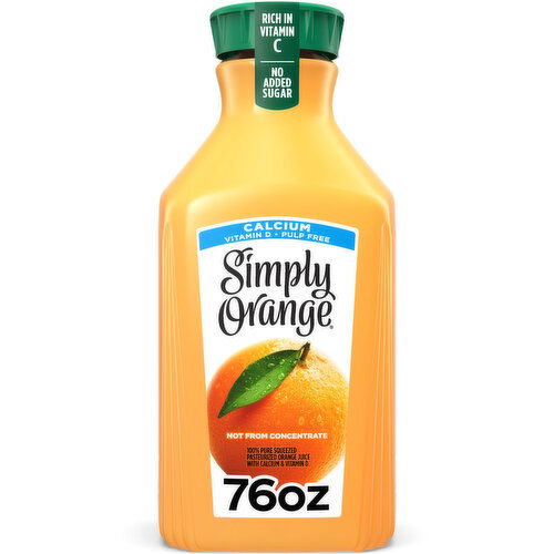 Simply  Orange Juice Calcium Bottle
