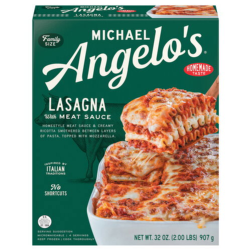 Michael Angelo's Lasagna with Meat Sauce Family Size