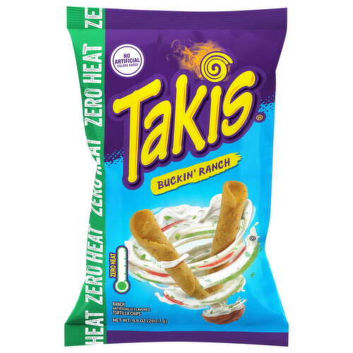 Takis Zero Heat Buckin' Ranch Tortilla Chips Image 1 of 6