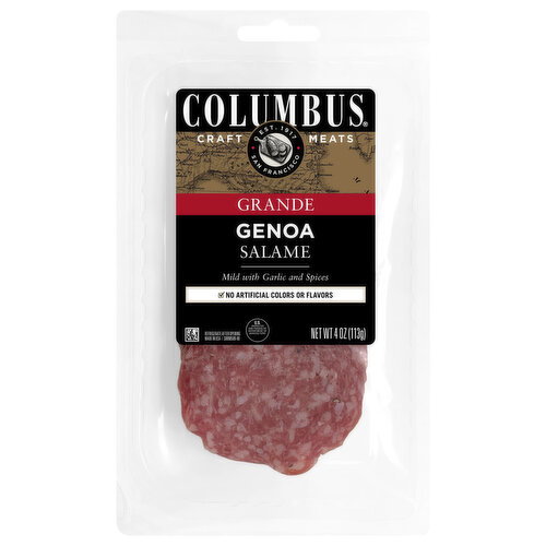 Columbus Grande Mild with Garlic and Spices Genoa Salame