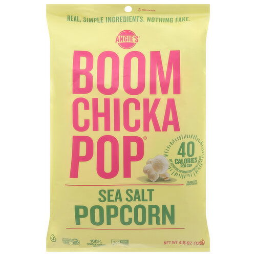 Angie's Boomchickapop Popcorn, Sea Salt