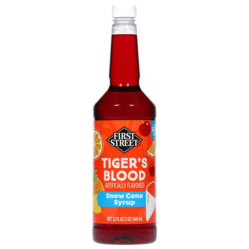 First Street Tiger's Blood Snow Cone Syrup