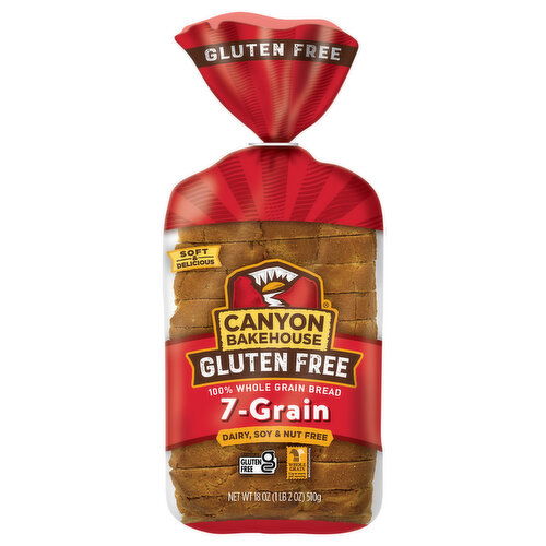 Canyon Bakehouse Gluten Free 100% Whole Grain 7-Grain Bread