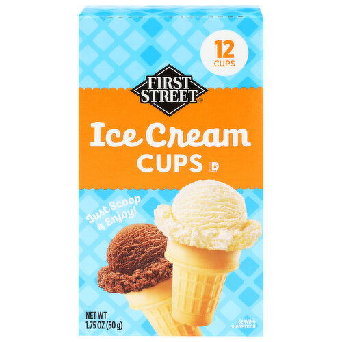 First Street Ice Cream Cups
