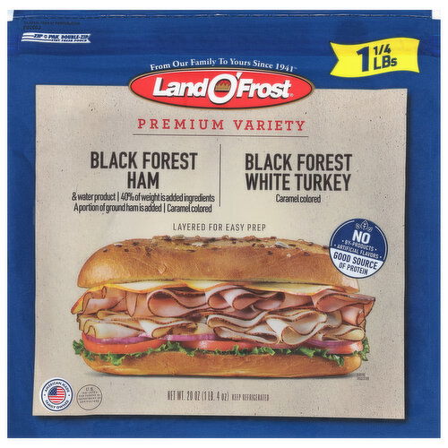 Land O'Frost Black Forest Ham/White Turkey