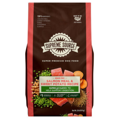 Supreme Source Grain-Free Super-Premium Salmon Meal & Sweet Potato Recipe Dog Food