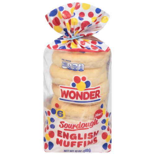 Wonder English Muffins, Sourdough