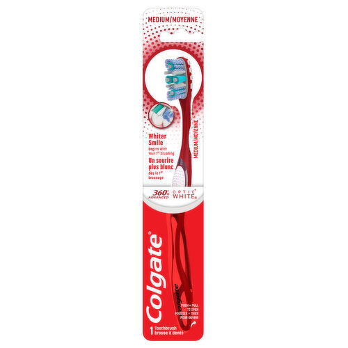 Colgate Adult Manual Toothbrush, Medium