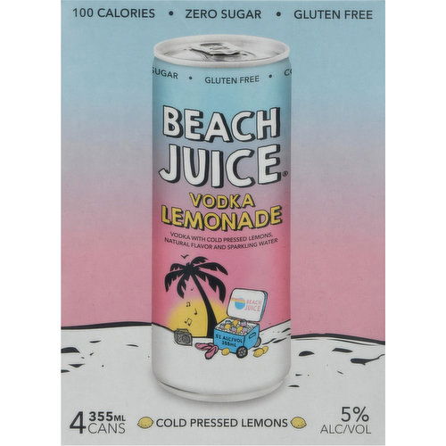 Beach Juice Vodka, Lemonade