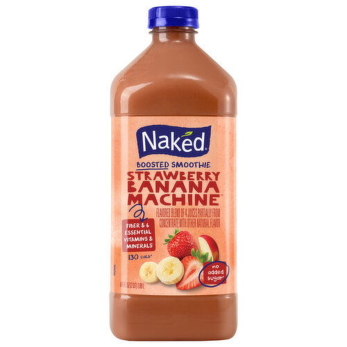 Naked Strawberry Banana Machine Boosted Smoothie